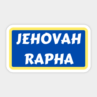 Jehovah Rapha | Christian Typography Sticker